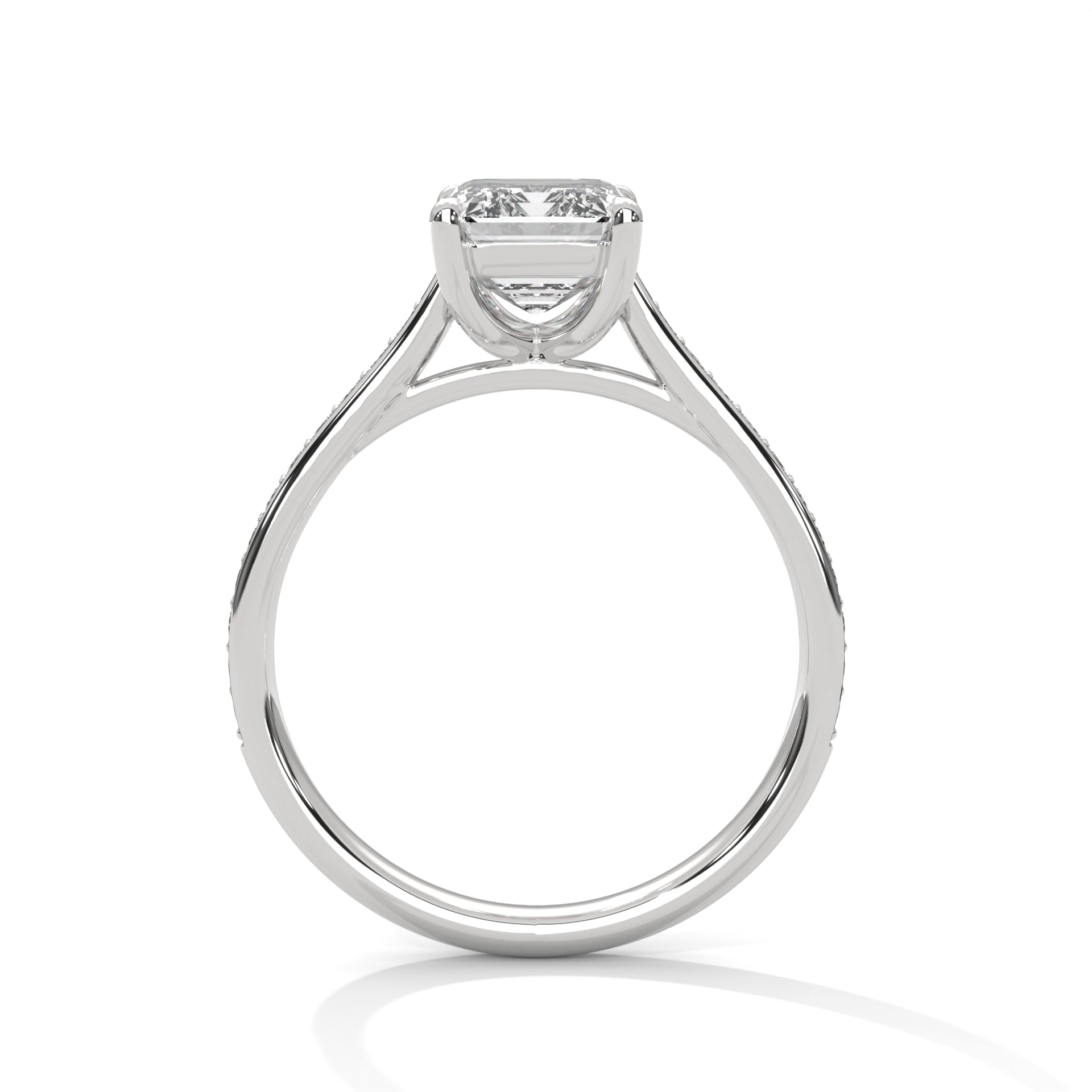 Luna Solitaire Ring