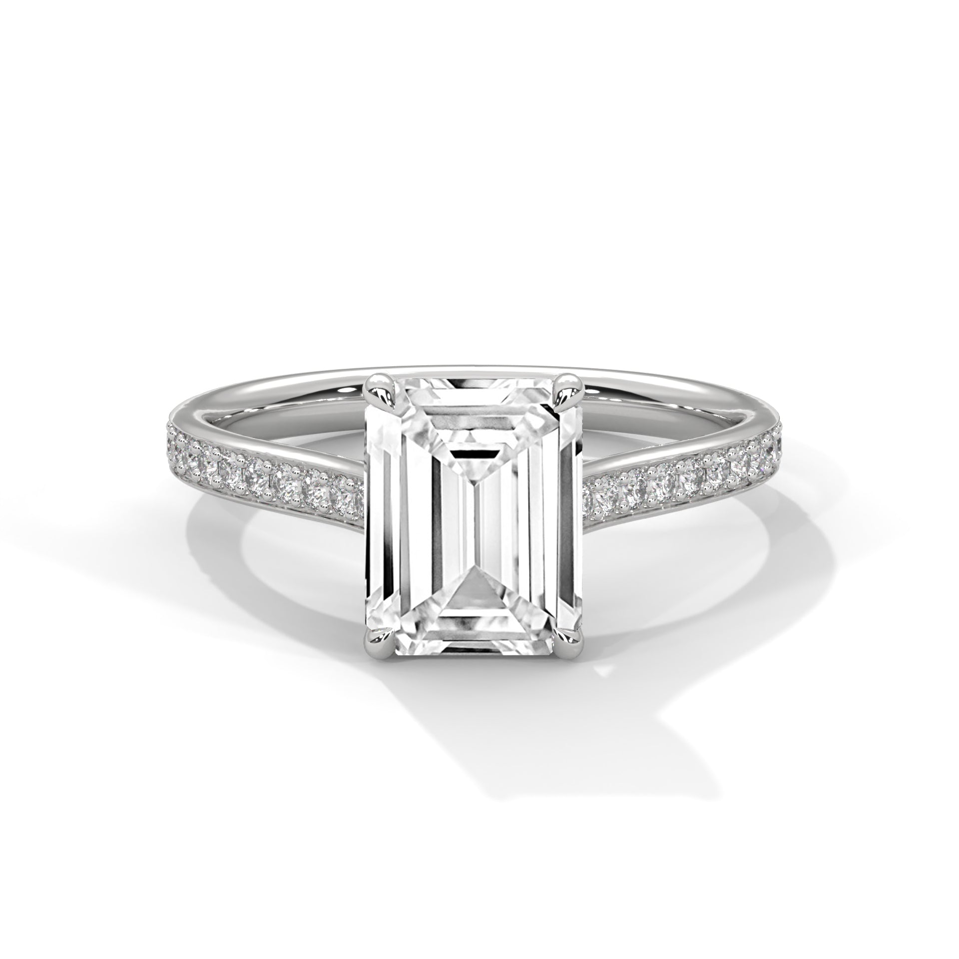 Luna Solitaire Ring
