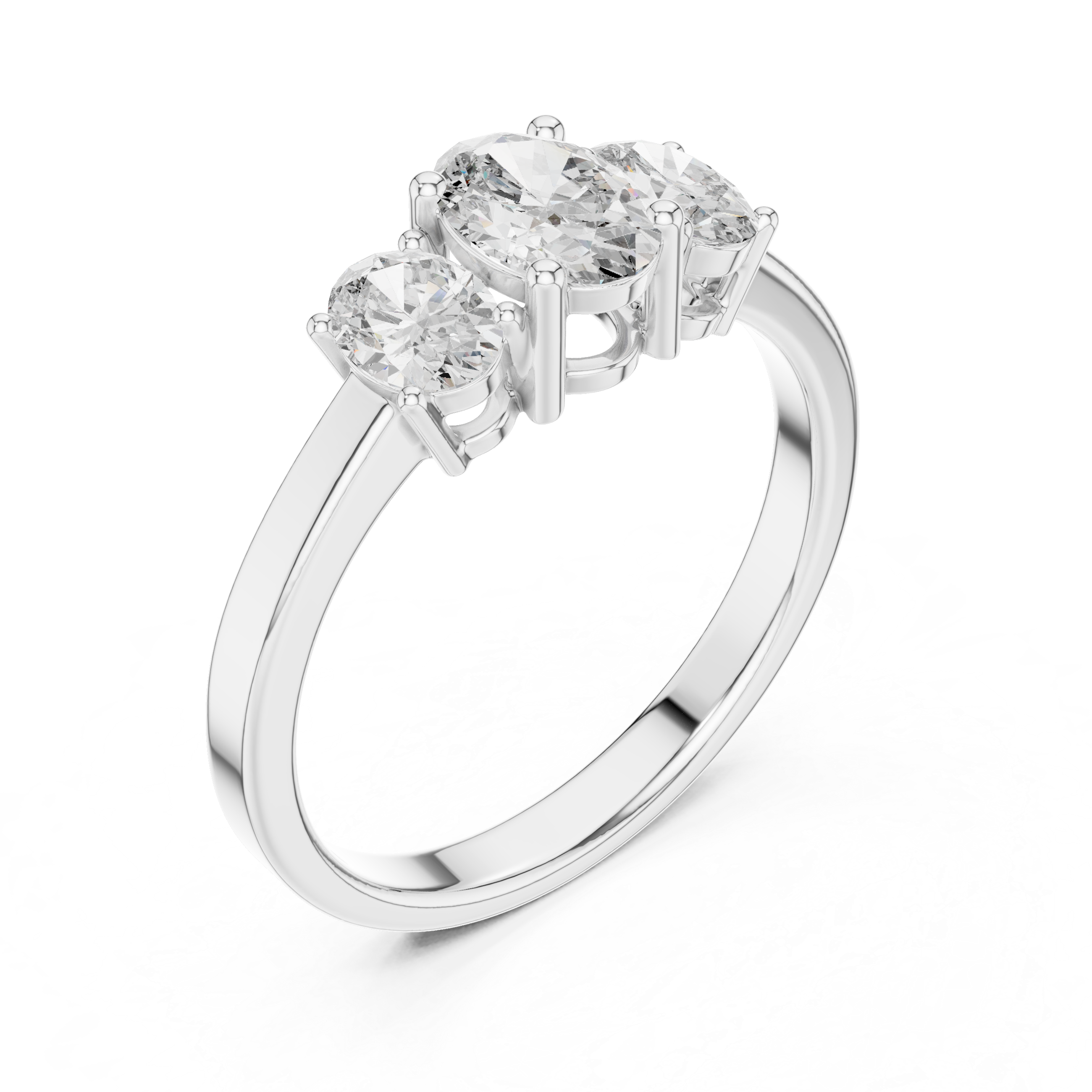 Isabella Three Stone Ring