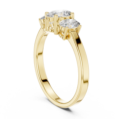 Isabella Three Stone Ring