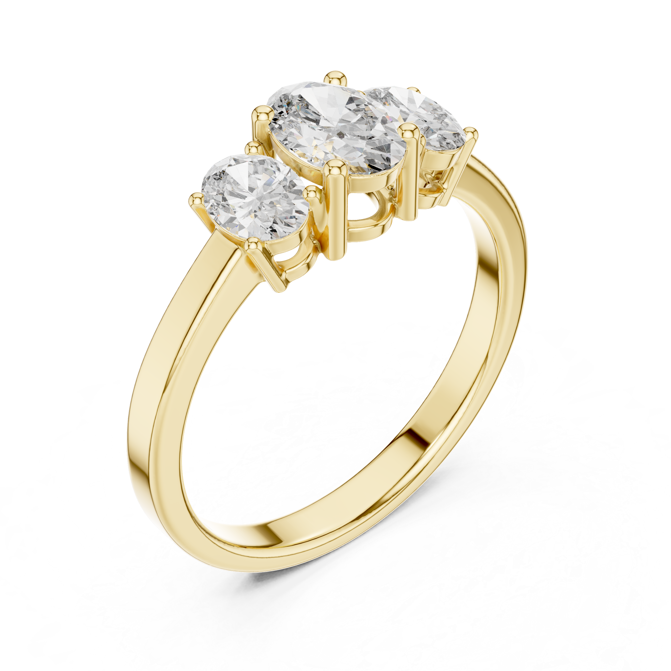 Isabella Three Stone Ring