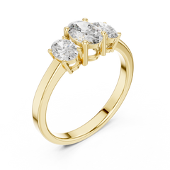 Isabella Three Stone Ring