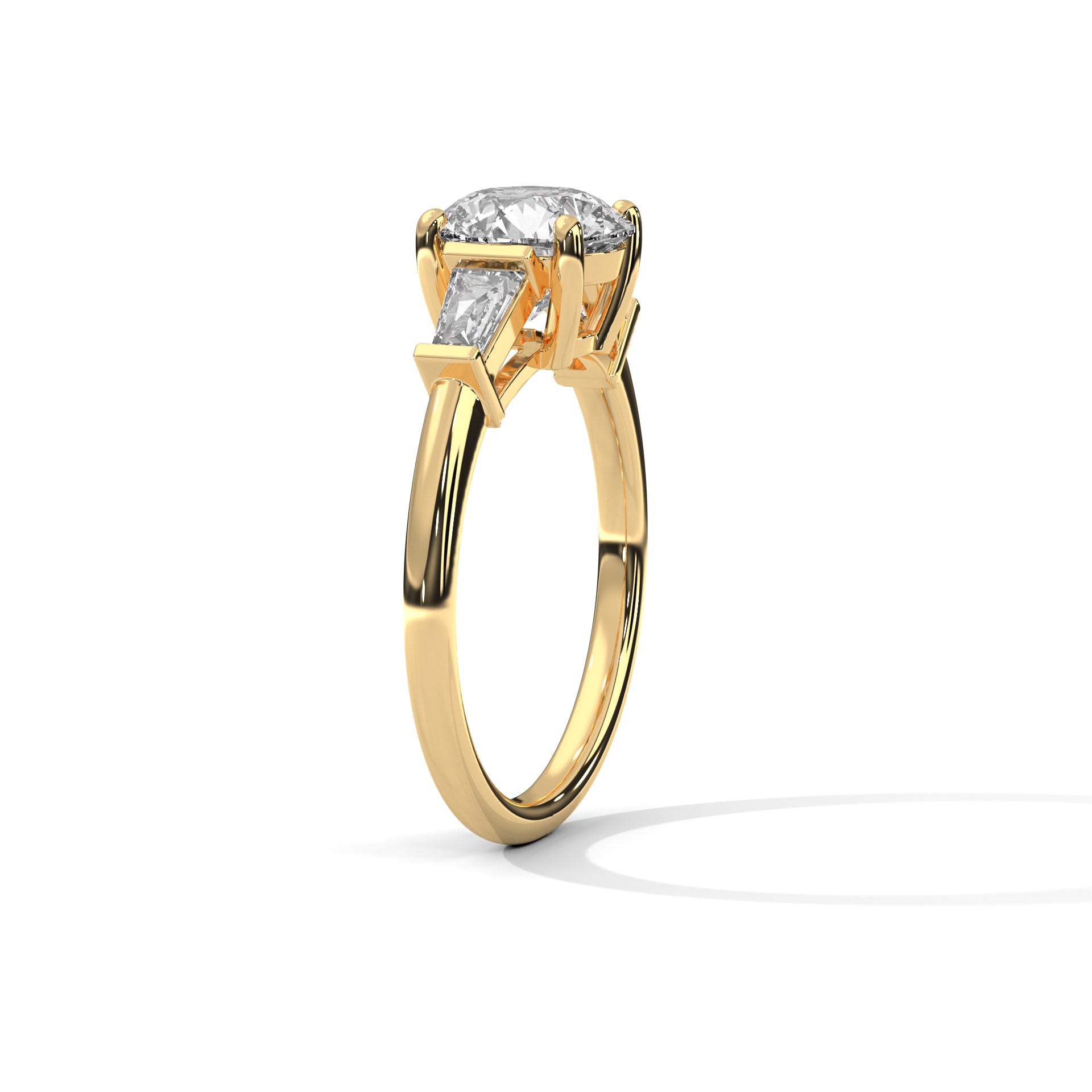 Gwyneth Three Stone Ring