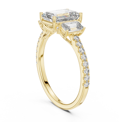 Lorelei Three Stone Ring