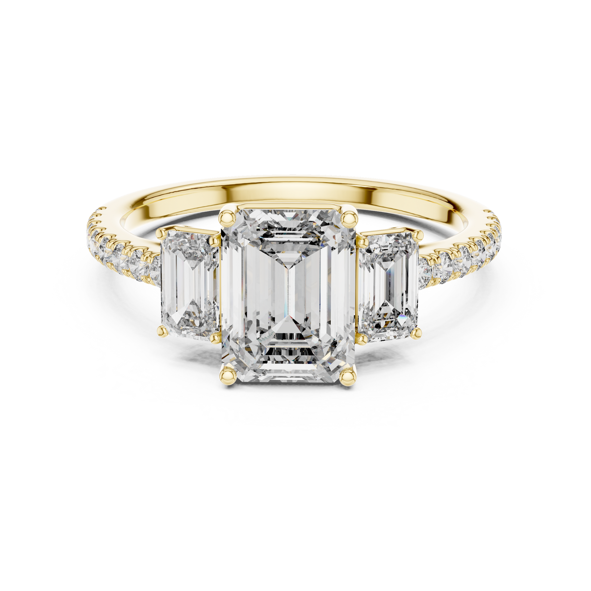 Lorelei Three Stone Ring