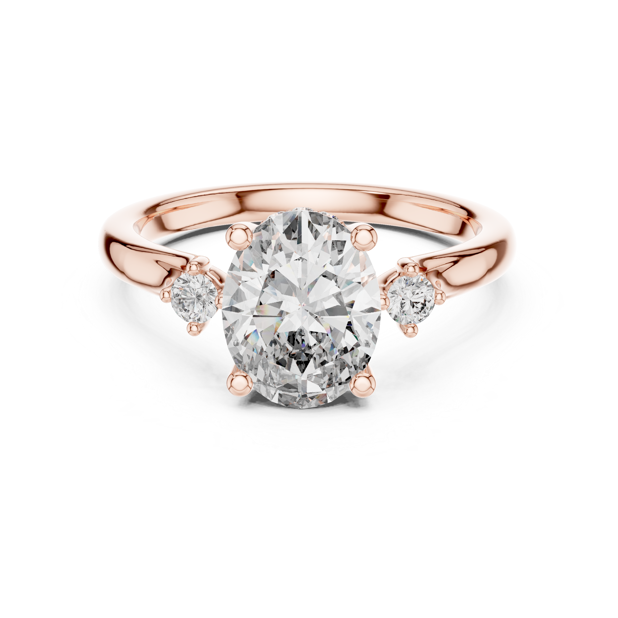 Daisy Solitaire Ring