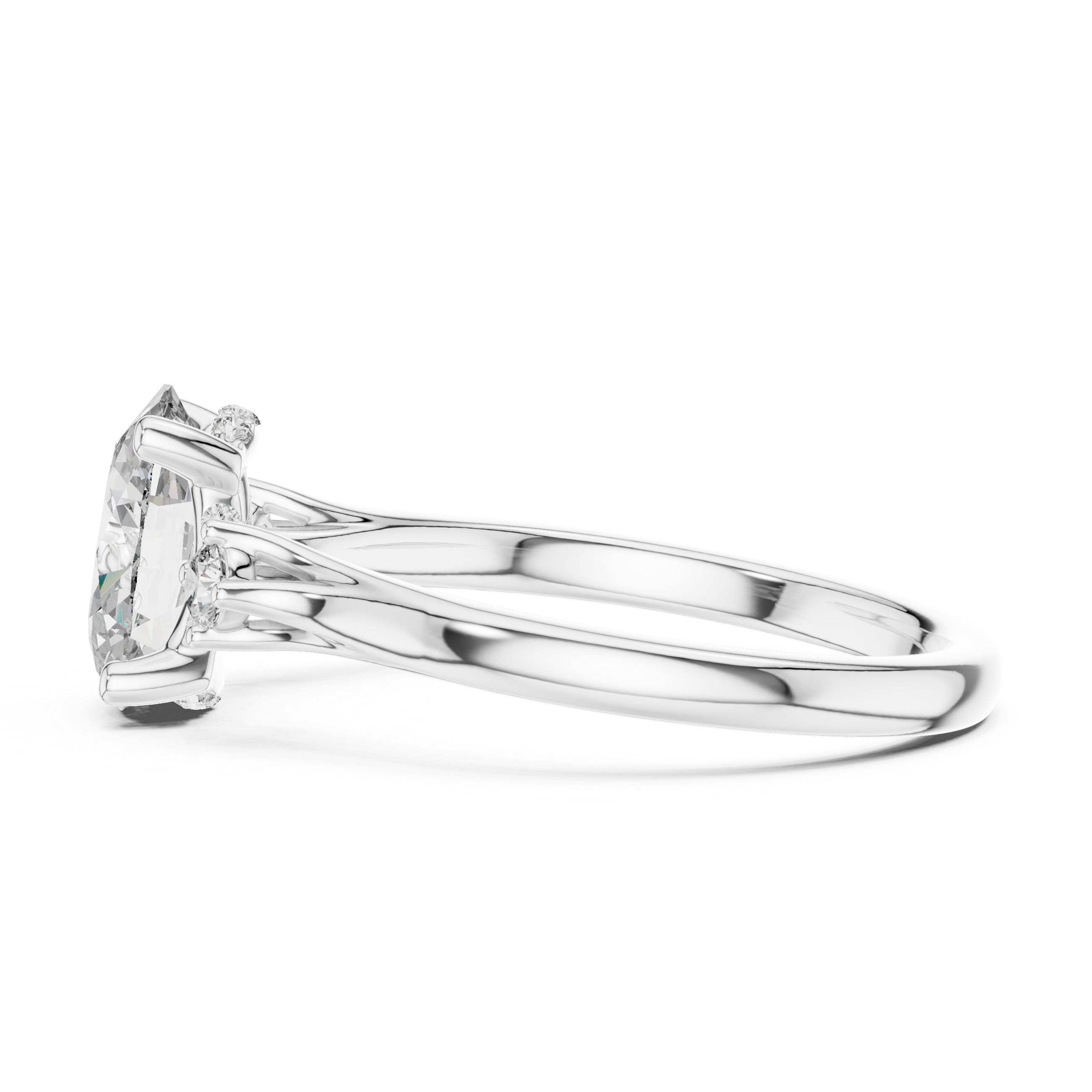 Daisy Solitaire Ring