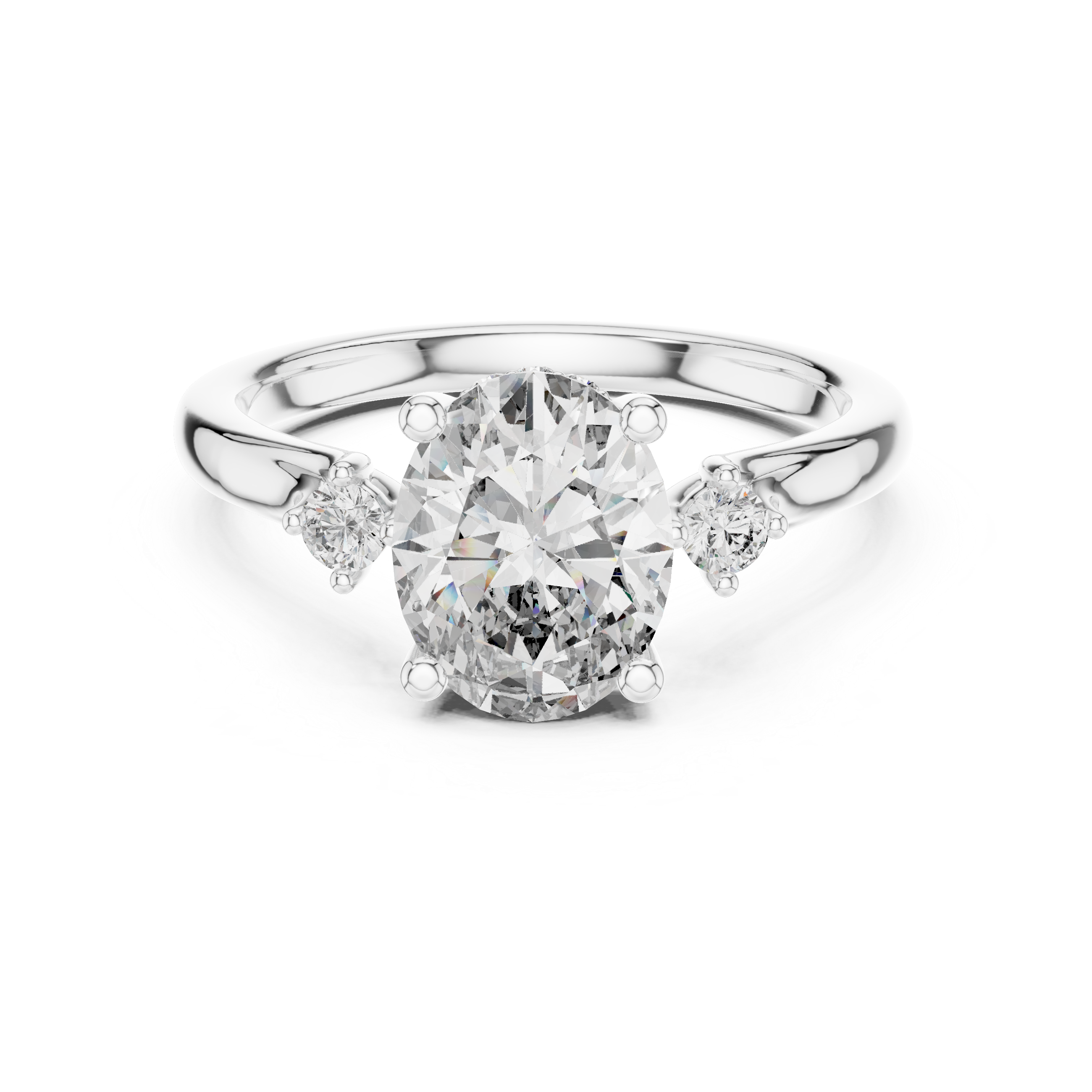 Daisy Solitaire Ring