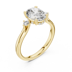 Daisy Solitaire Ring