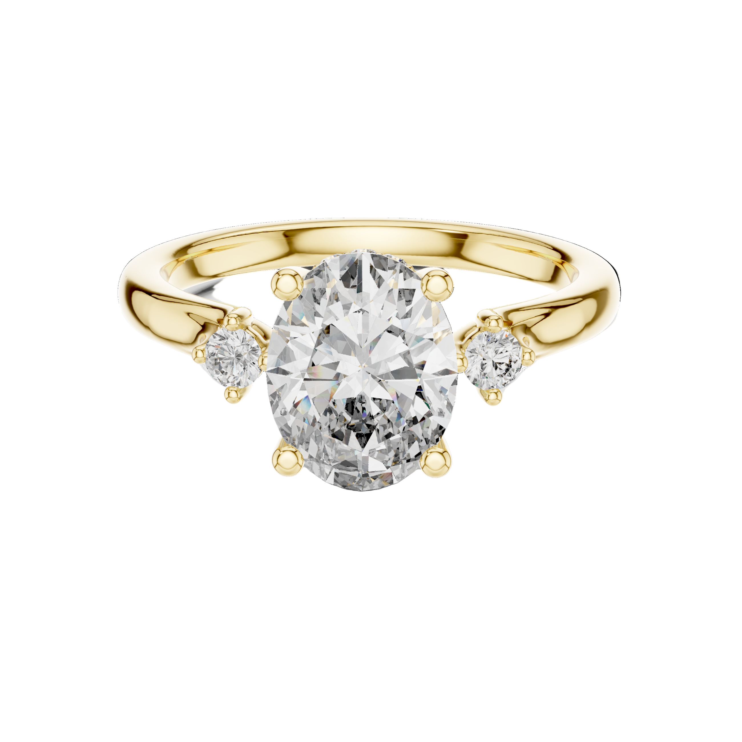 Daisy Solitaire Ring