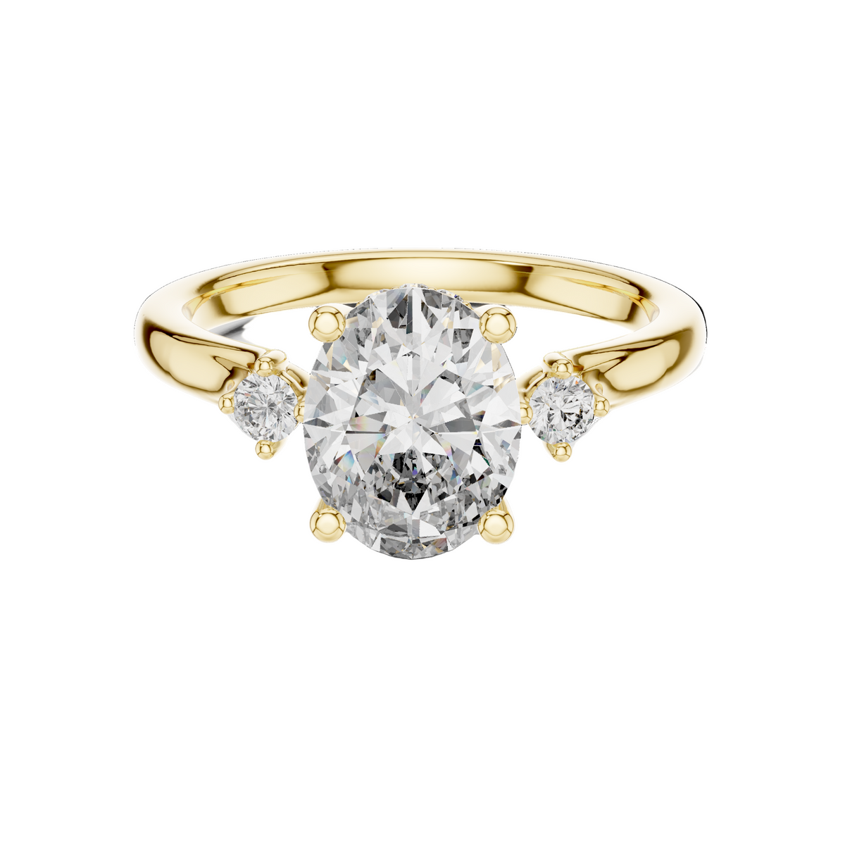 Daisy Solitaire Ring