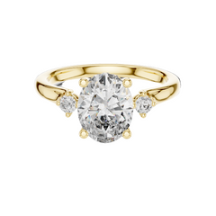 Daisy Solitaire Ring