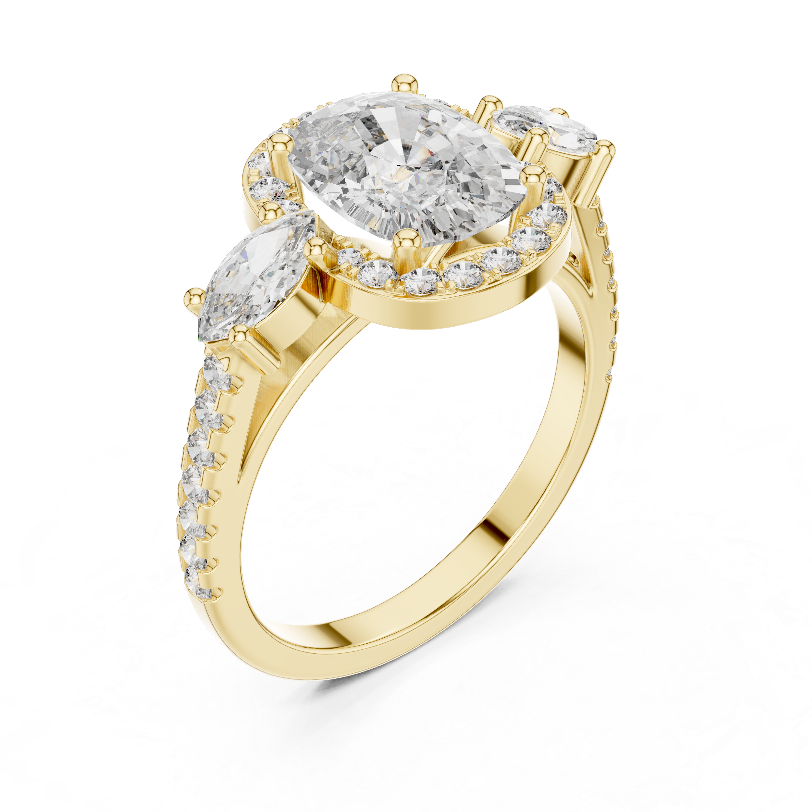Arista Solitaire Ring