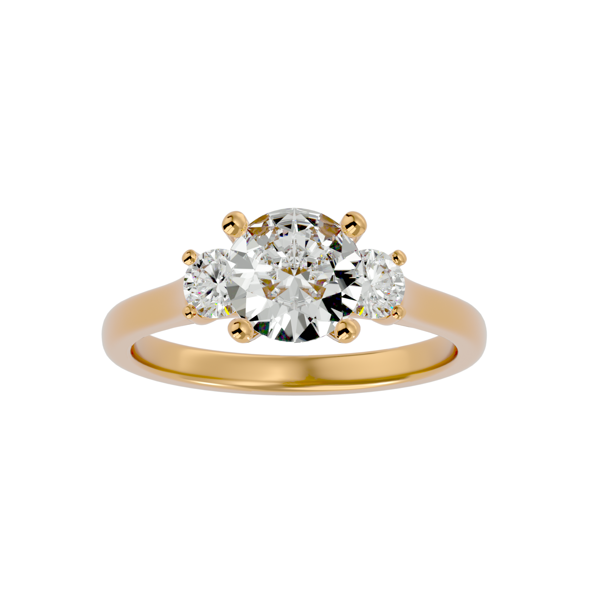 Aster Solitaire Ring