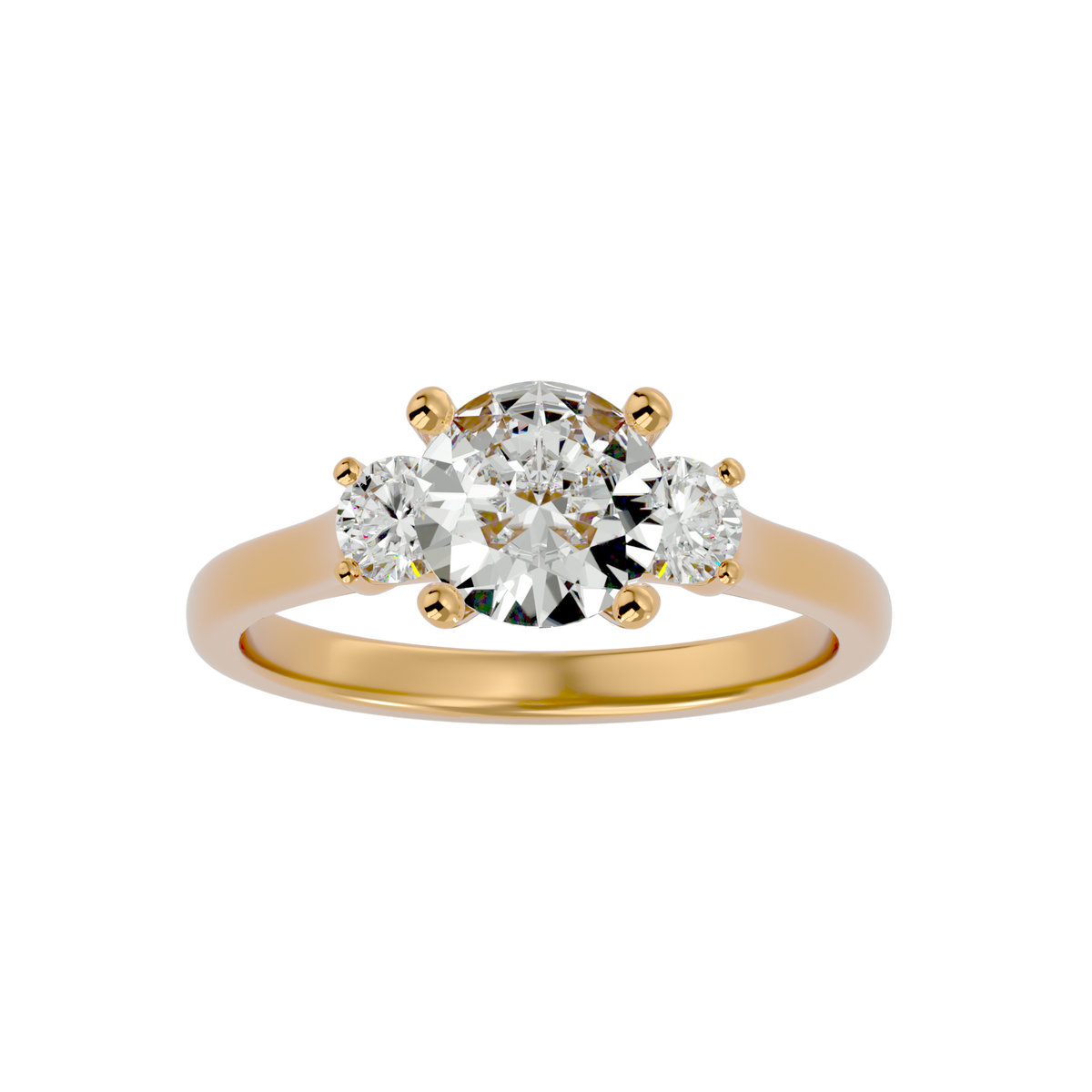 Aster Solitaire Ring