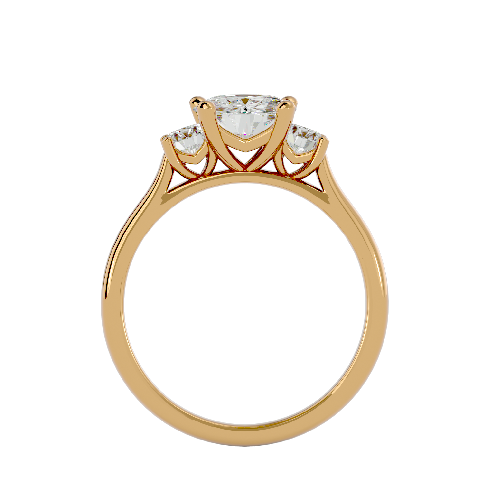 Aster Solitaire Ring