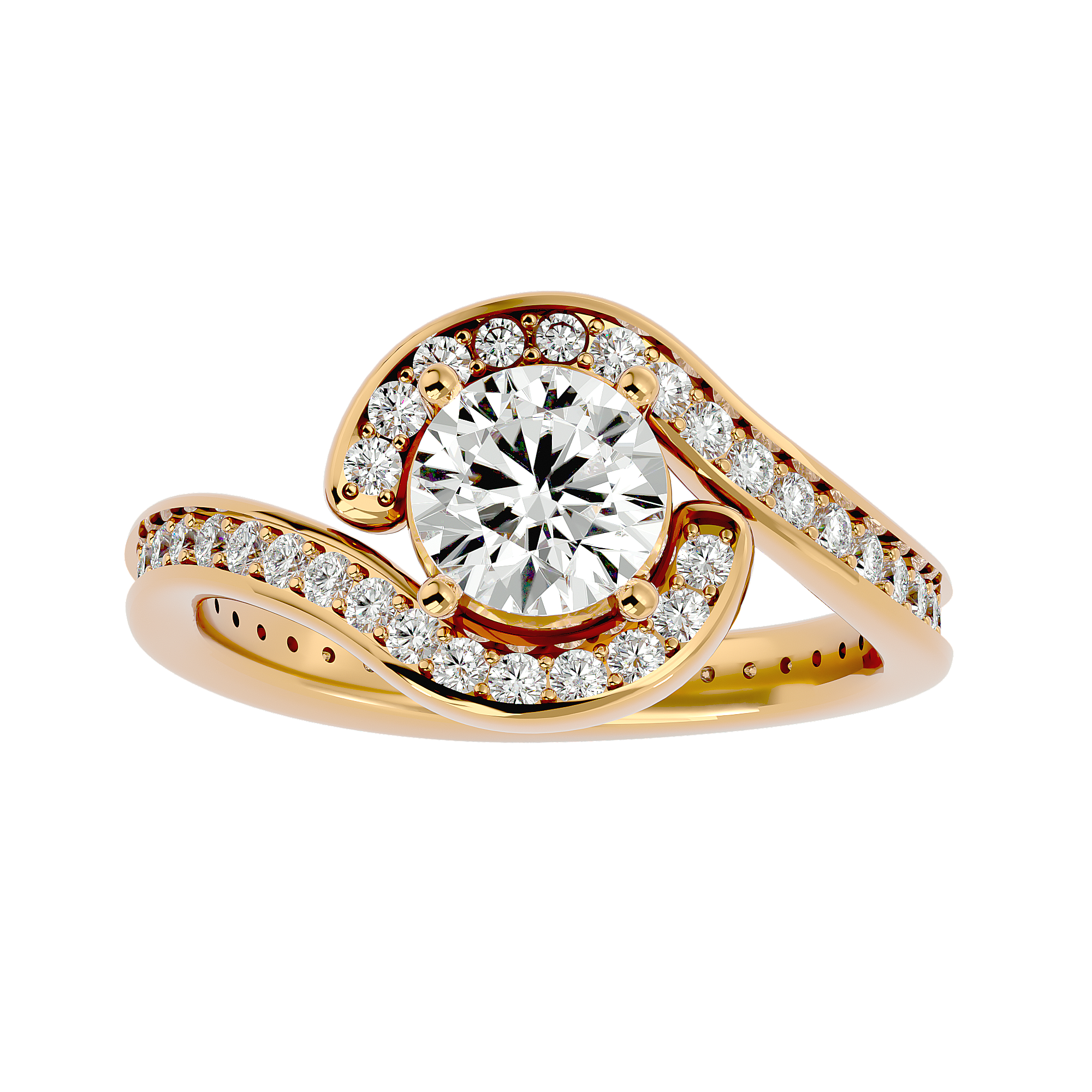 Poppy Solitaire Ring