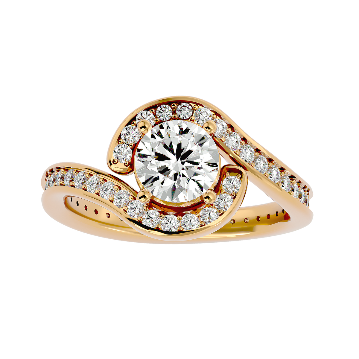 Poppy Solitaire Ring