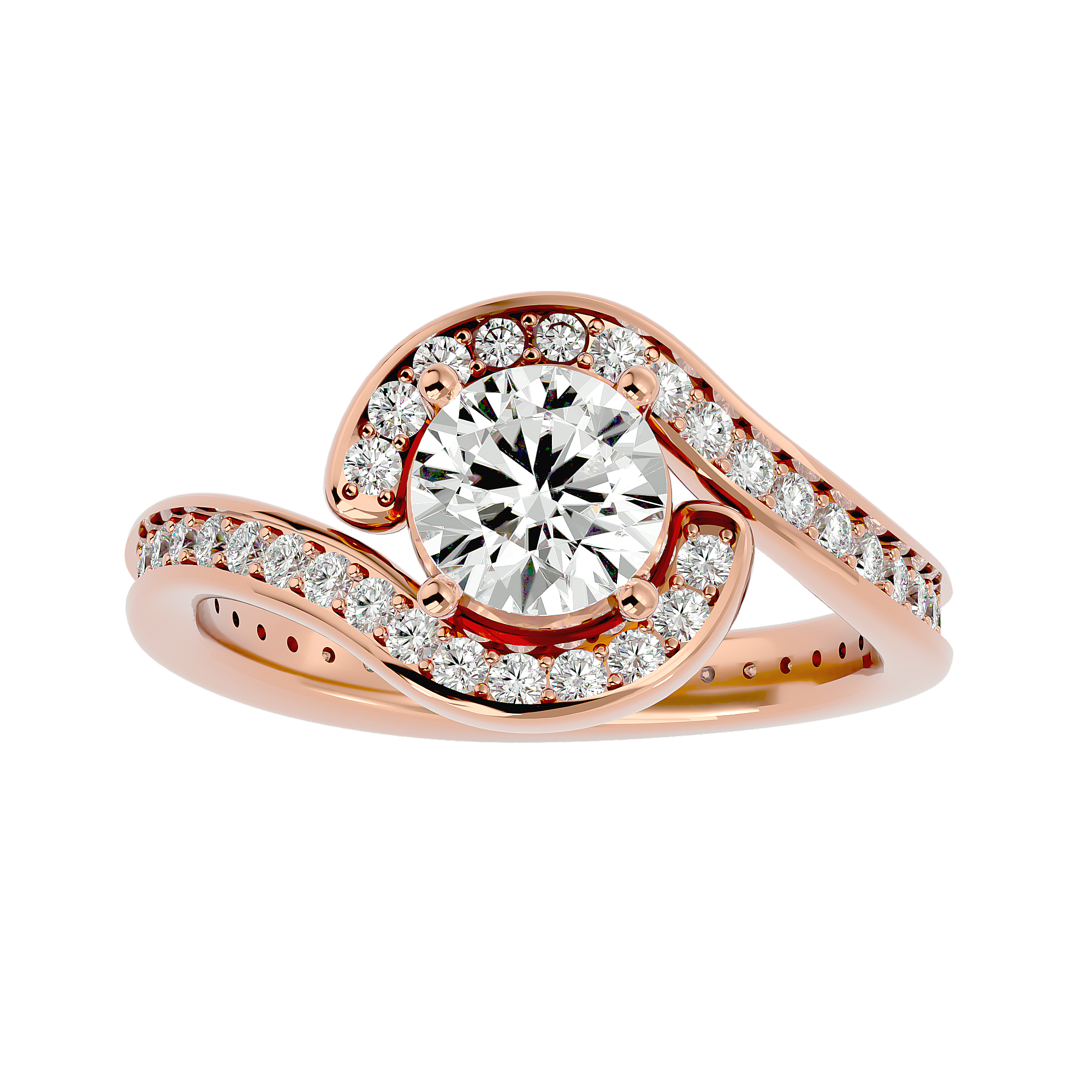 Poppy Solitaire Ring