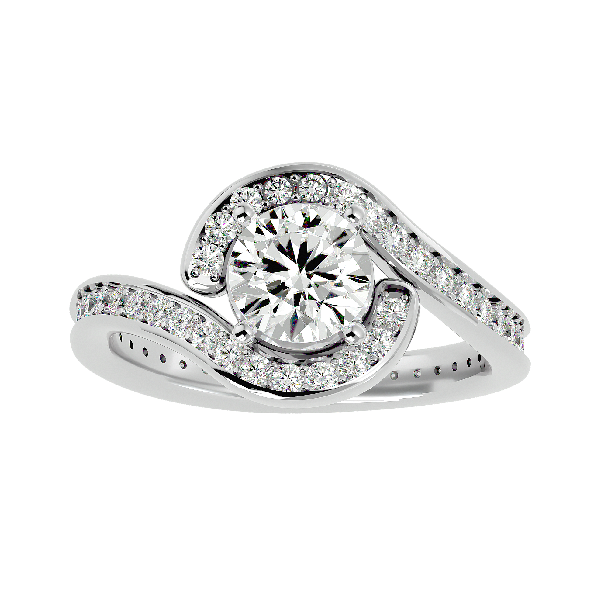 Poppy Solitaire Ring