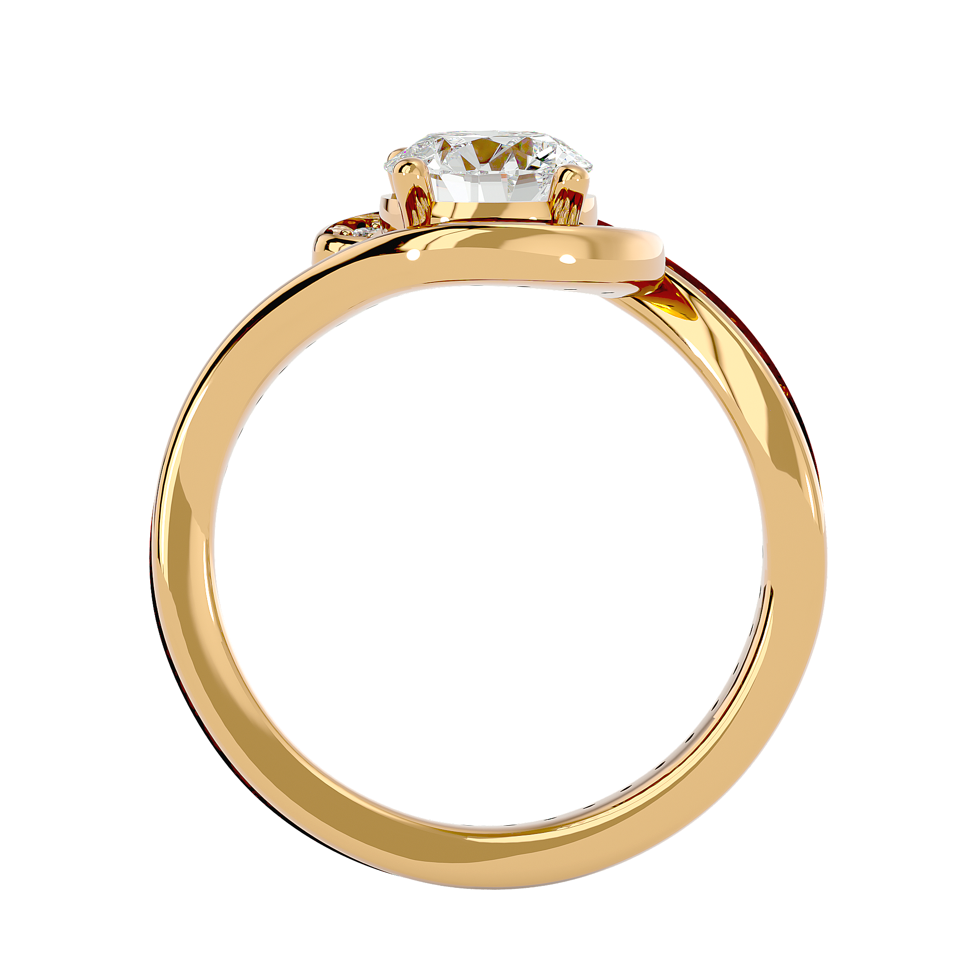 Poppy Solitaire Ring