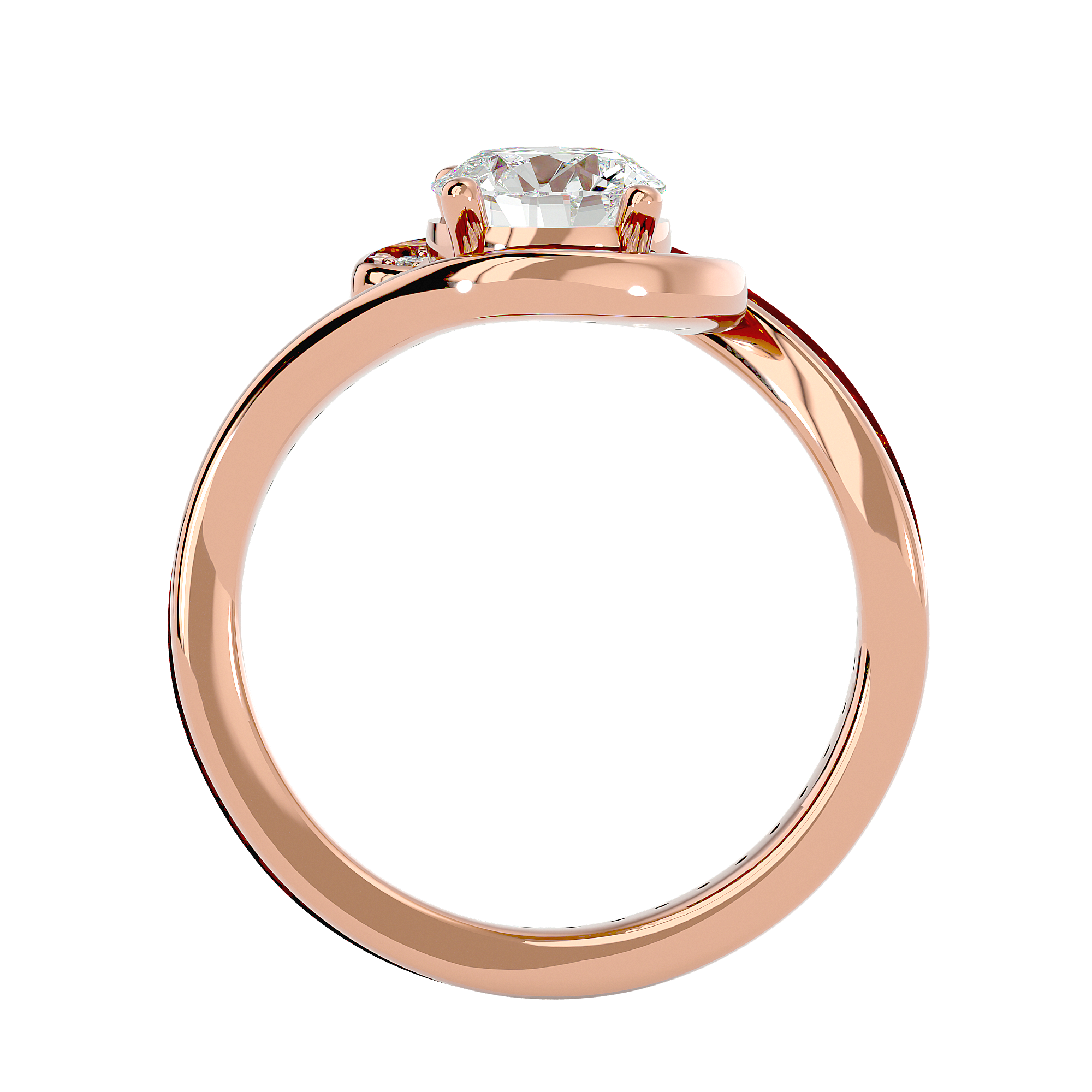 Poppy Solitaire Ring