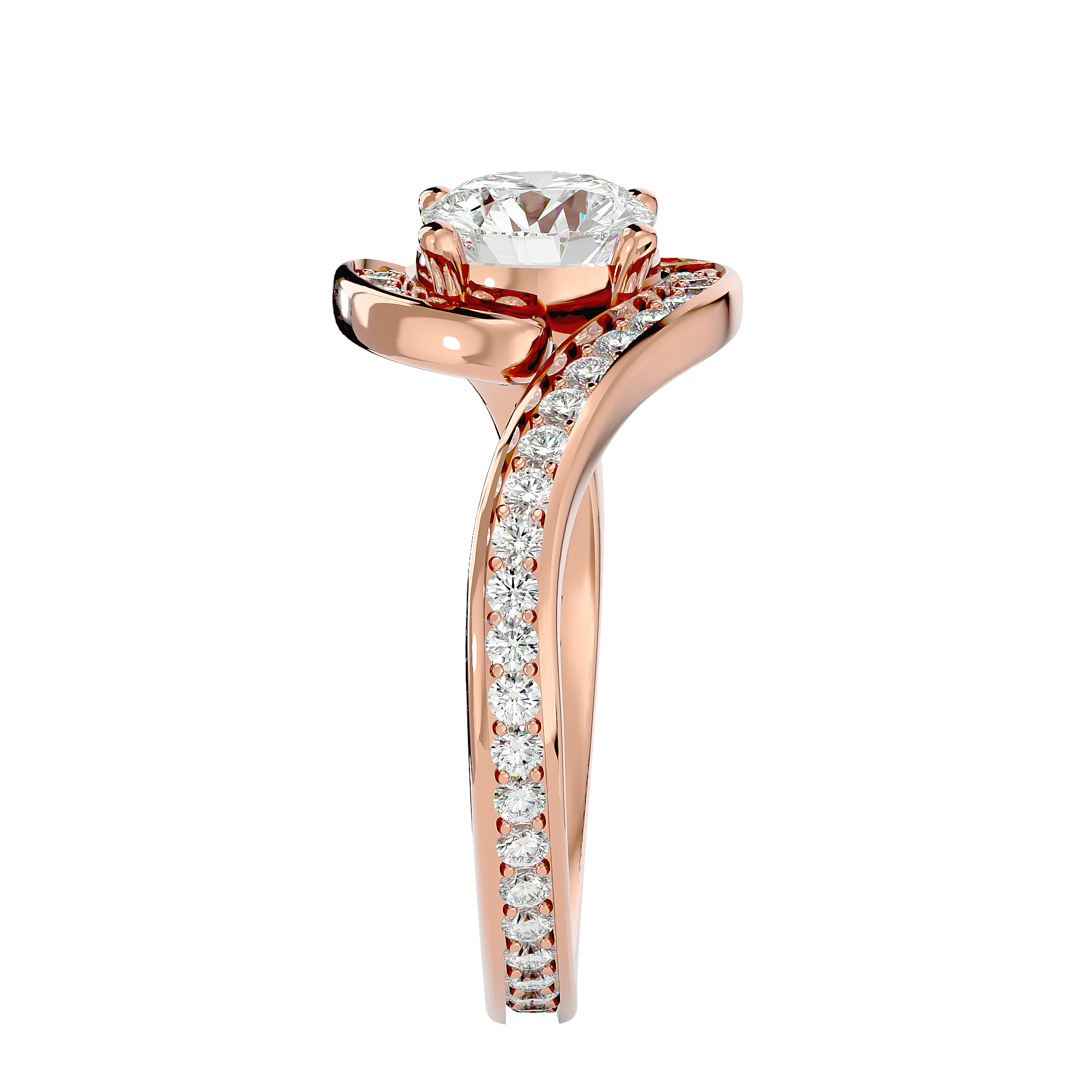 Poppy Solitaire Ring