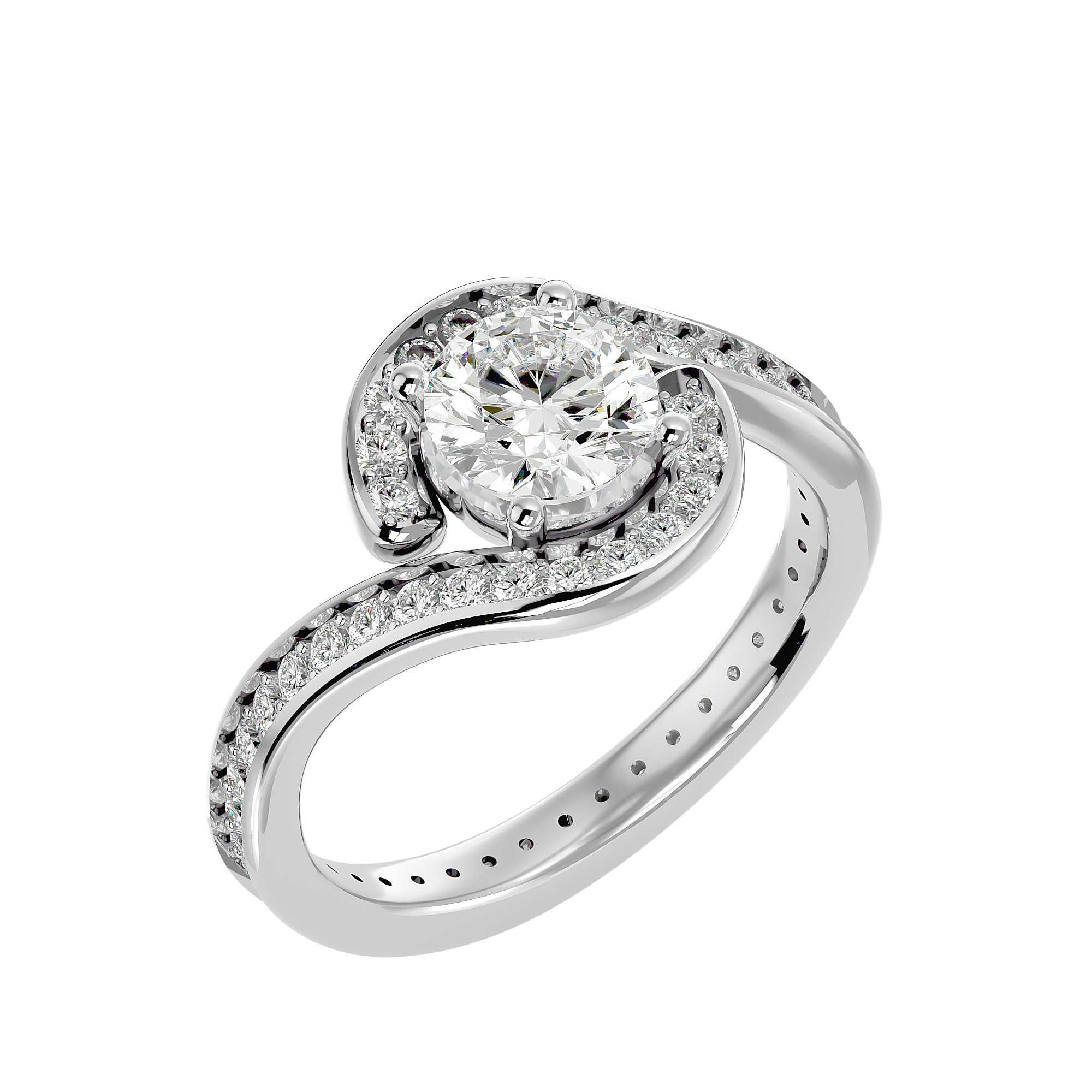 Poppy Solitaire Ring