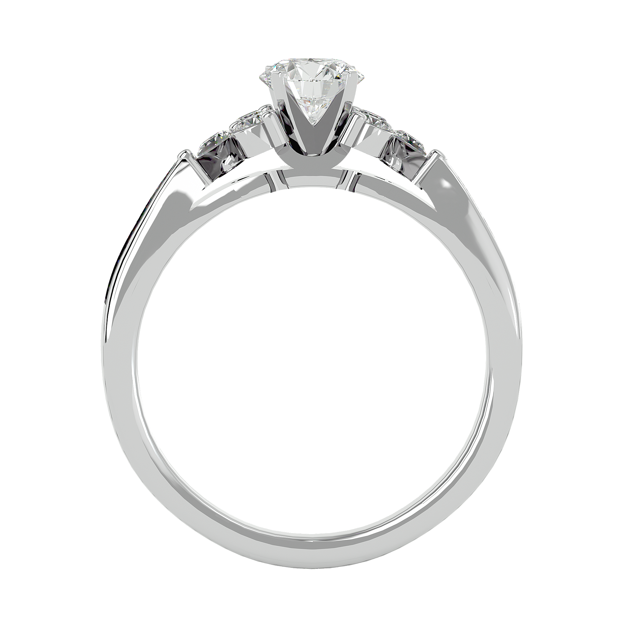 Lily Solitaire Ring