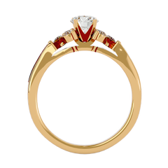 Lily Solitaire Ring