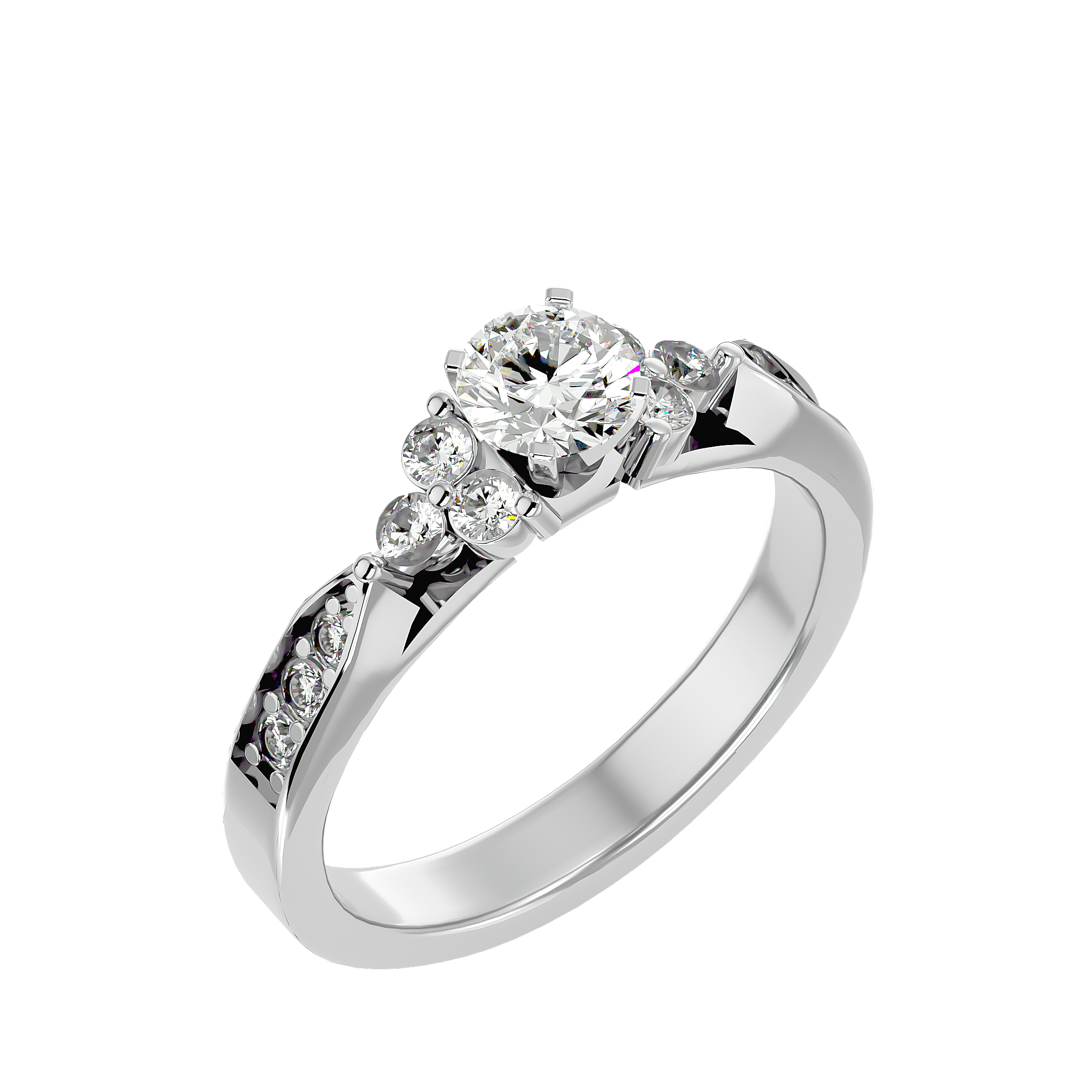 Lily Solitaire Ring