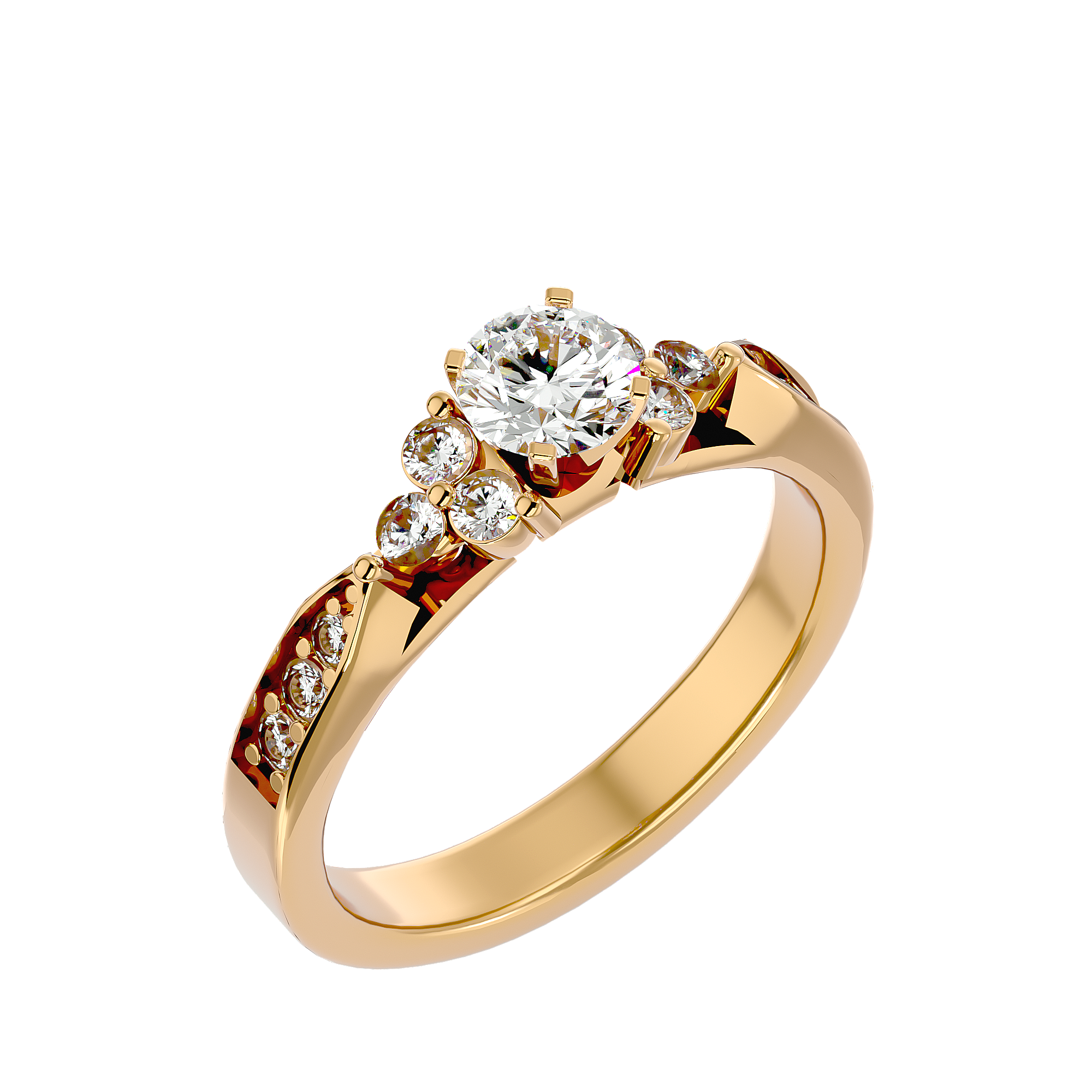 Lily Solitaire Ring