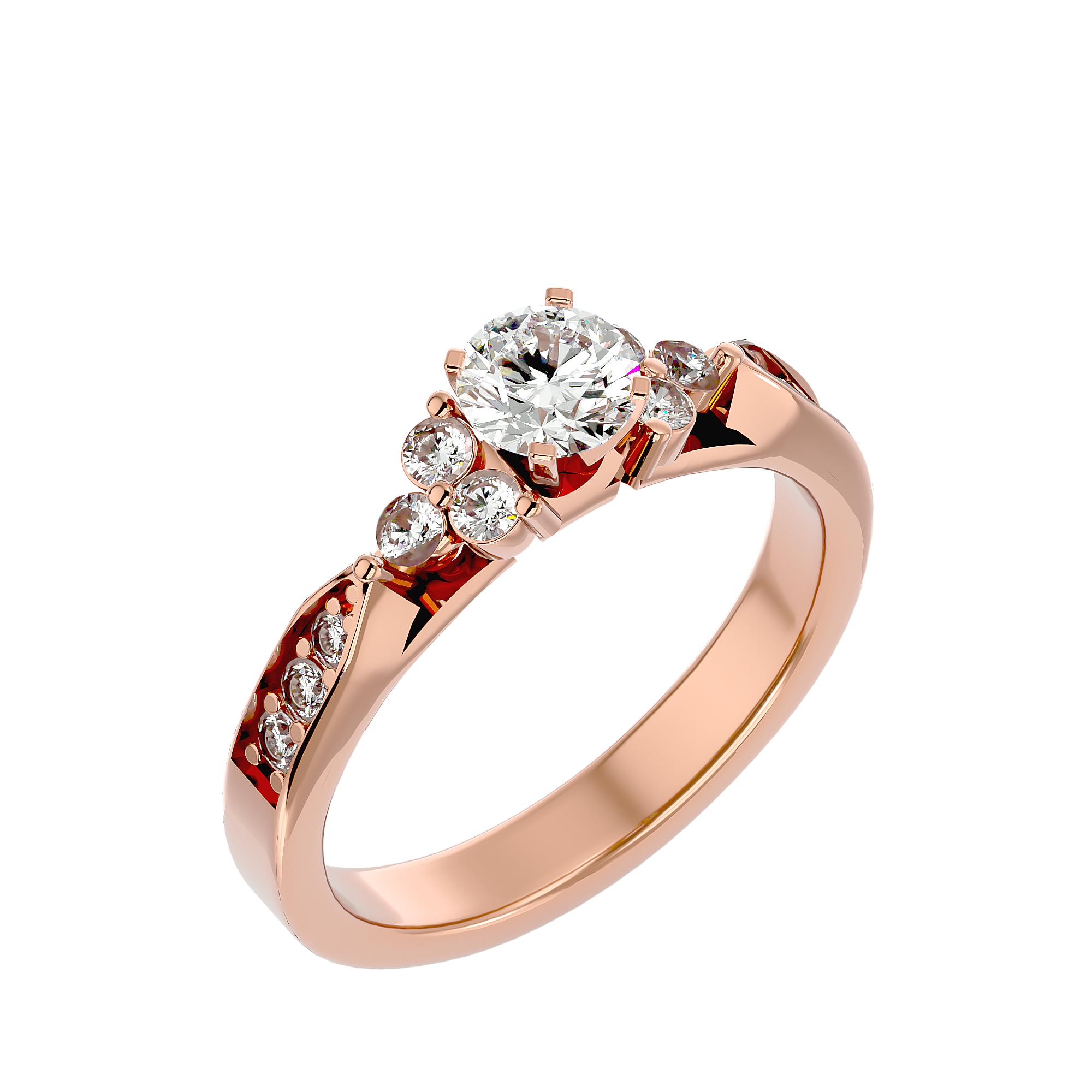 Lily Solitaire Ring