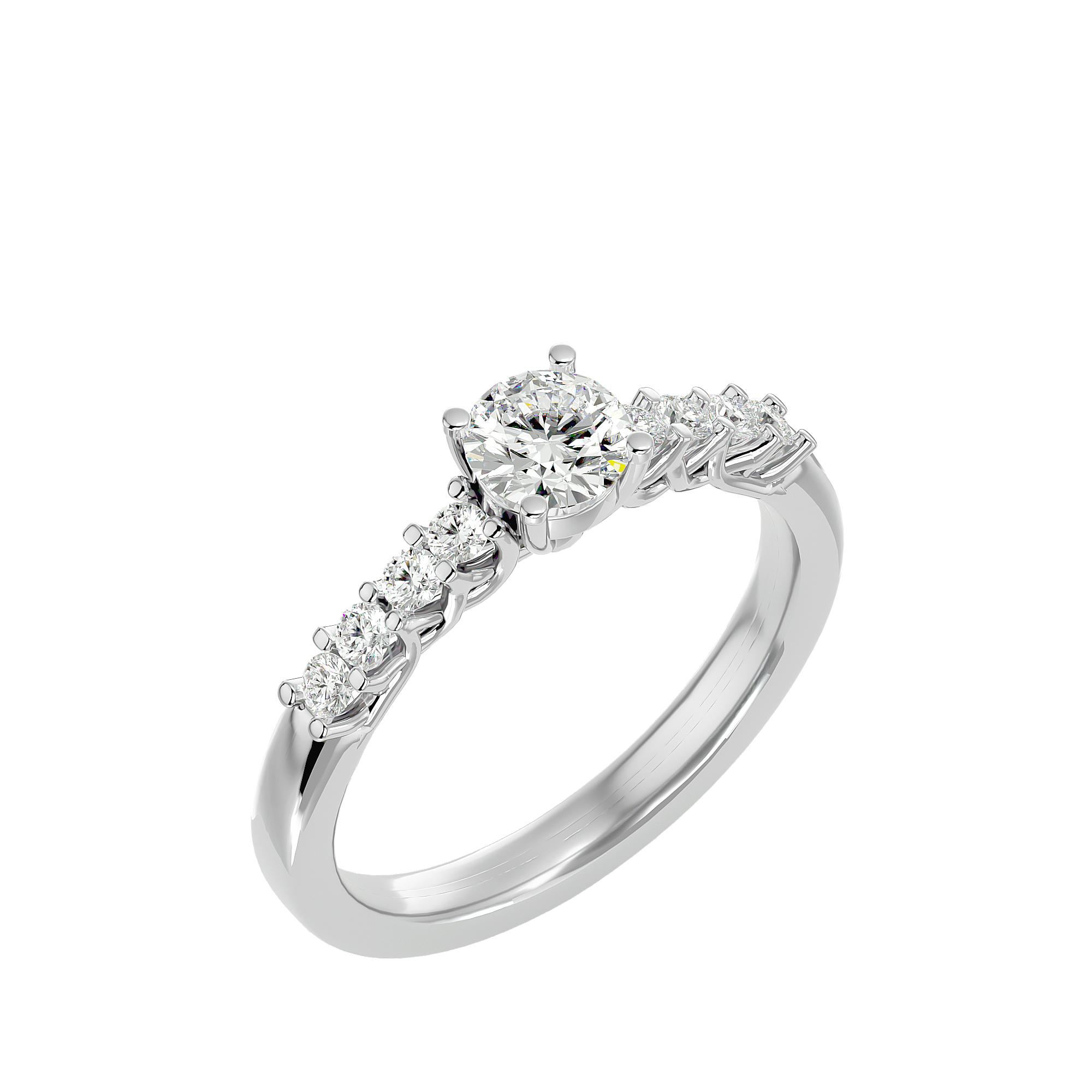 Katniss Solitaire Ring