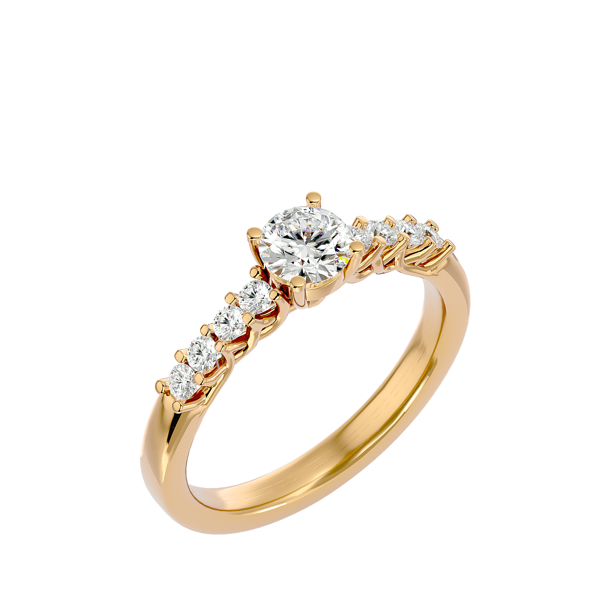 Katniss Solitaire Ring