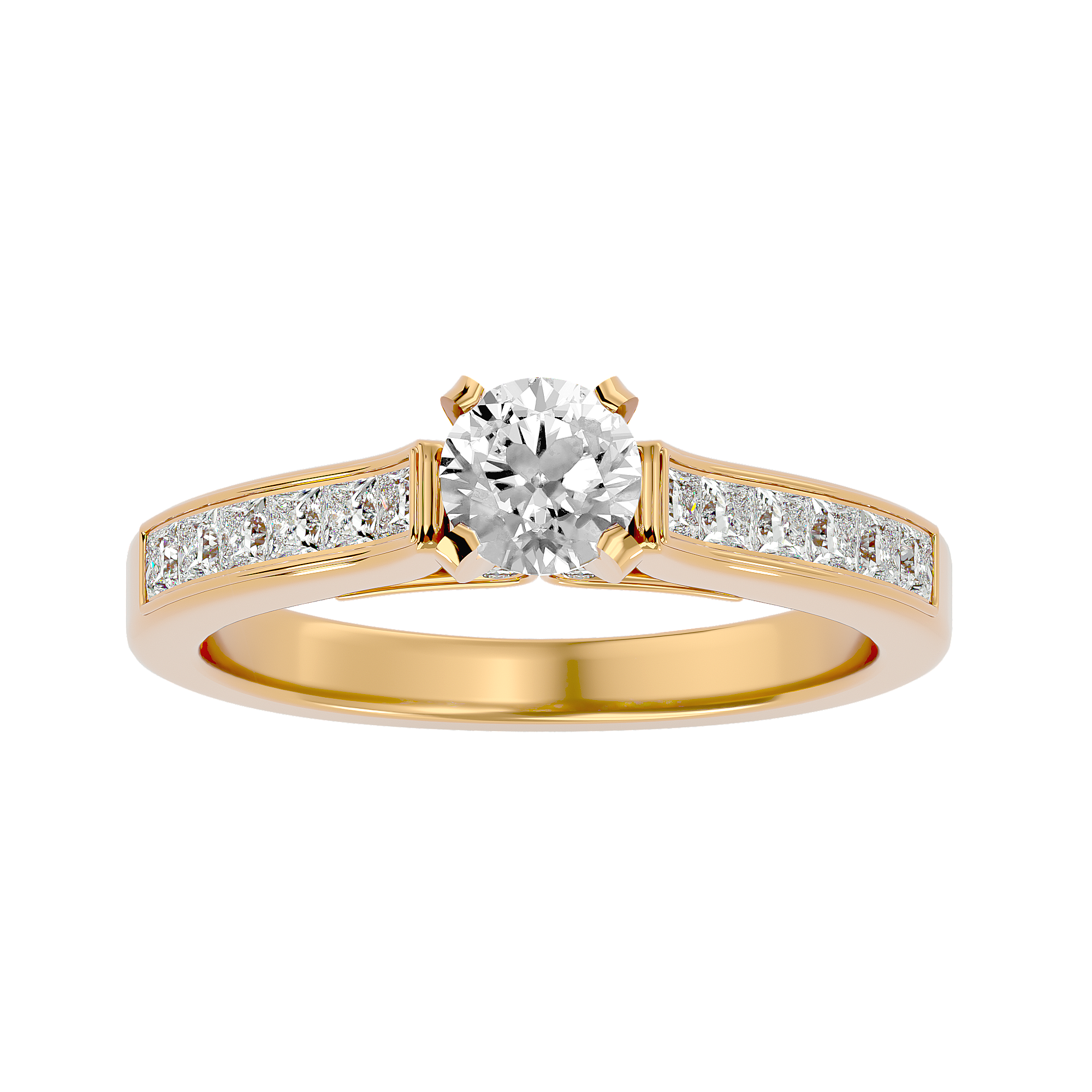 Alpha Solitaire Ring
