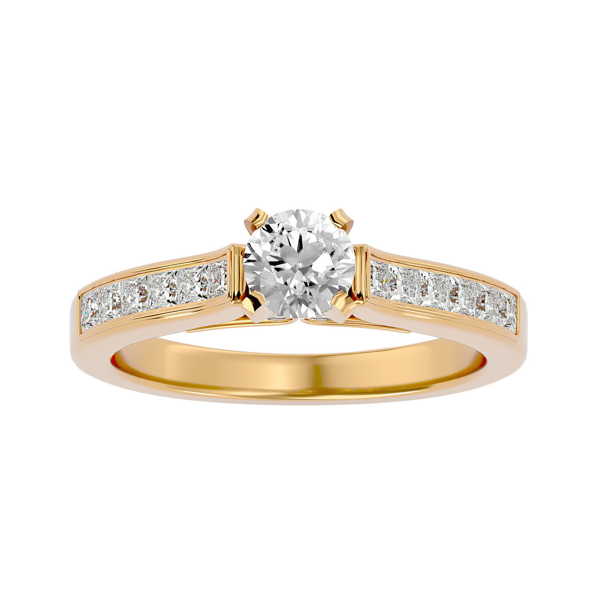 Alpha Solitaire Ring