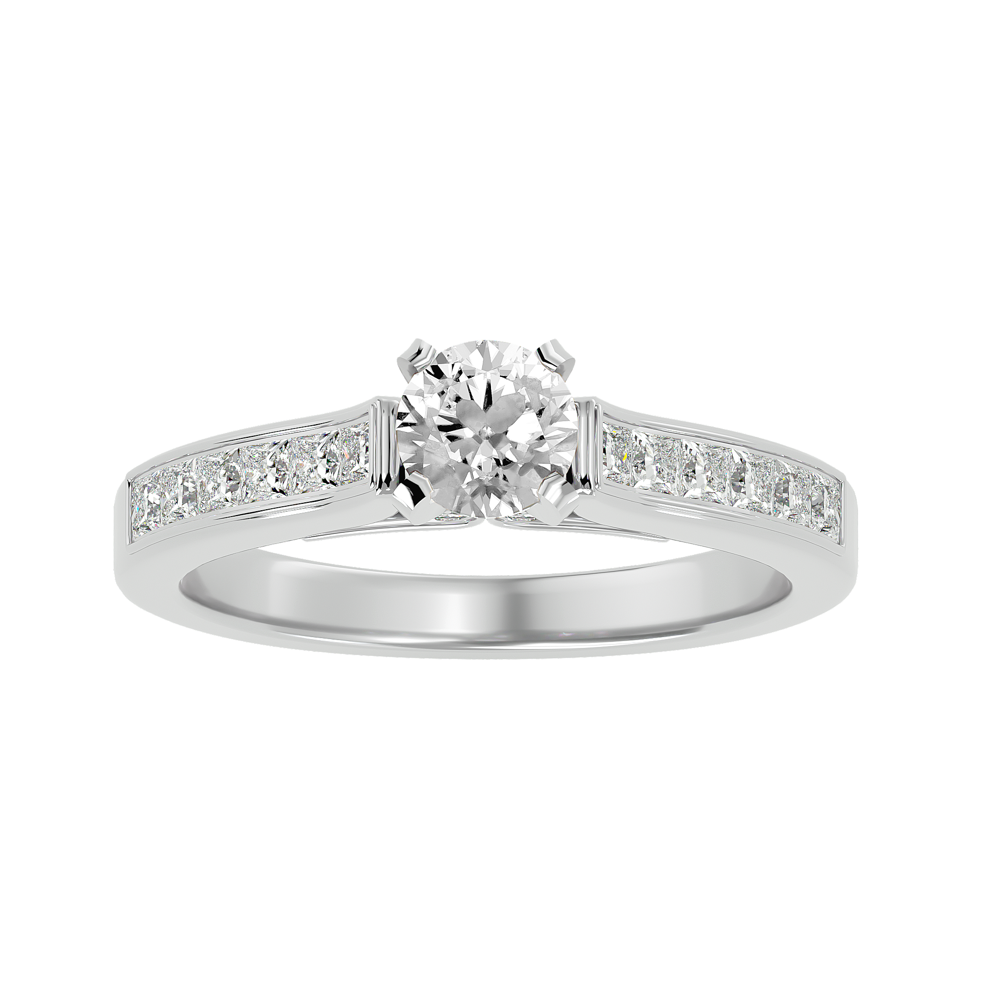 Alpha Solitaire Ring