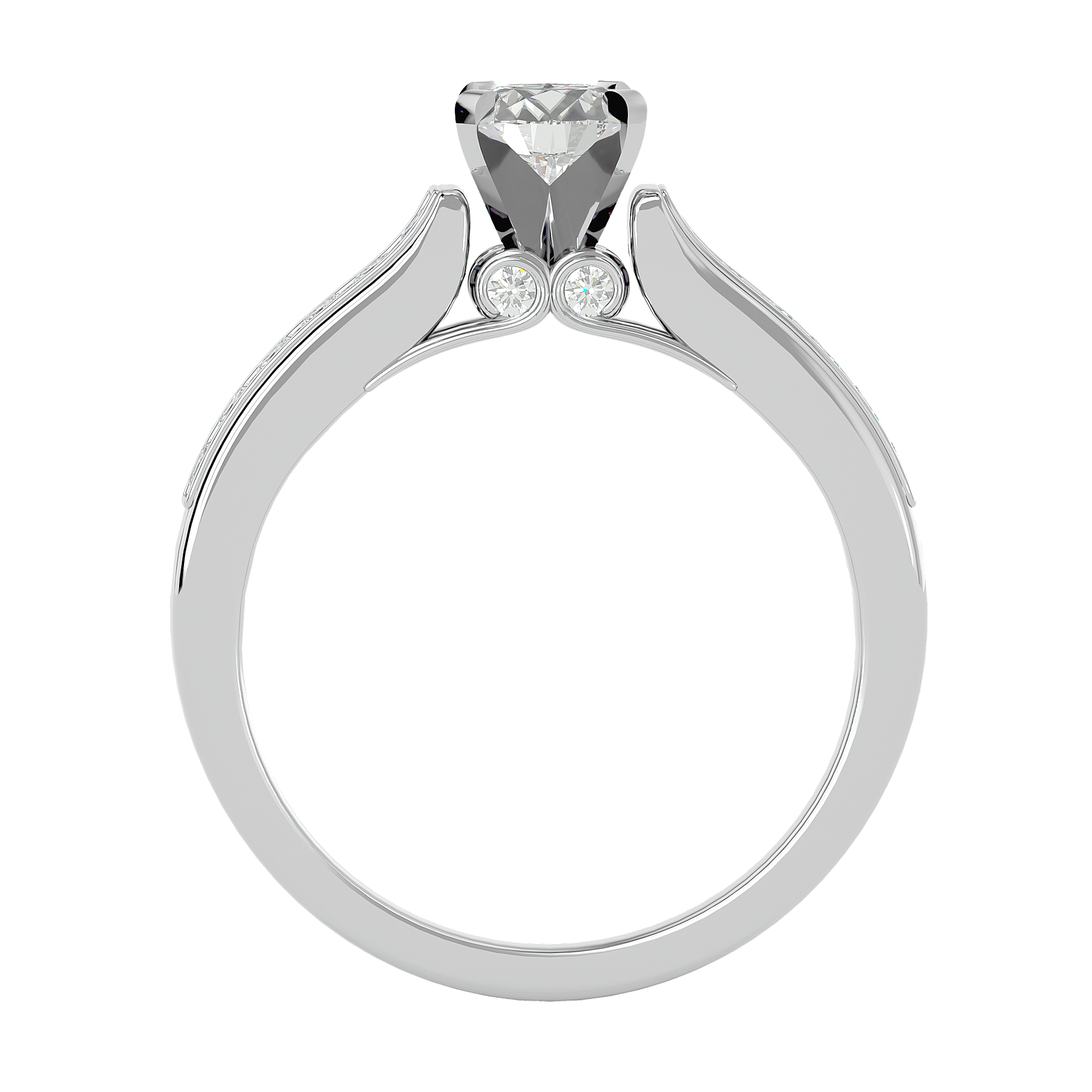 Alpha Solitaire Ring