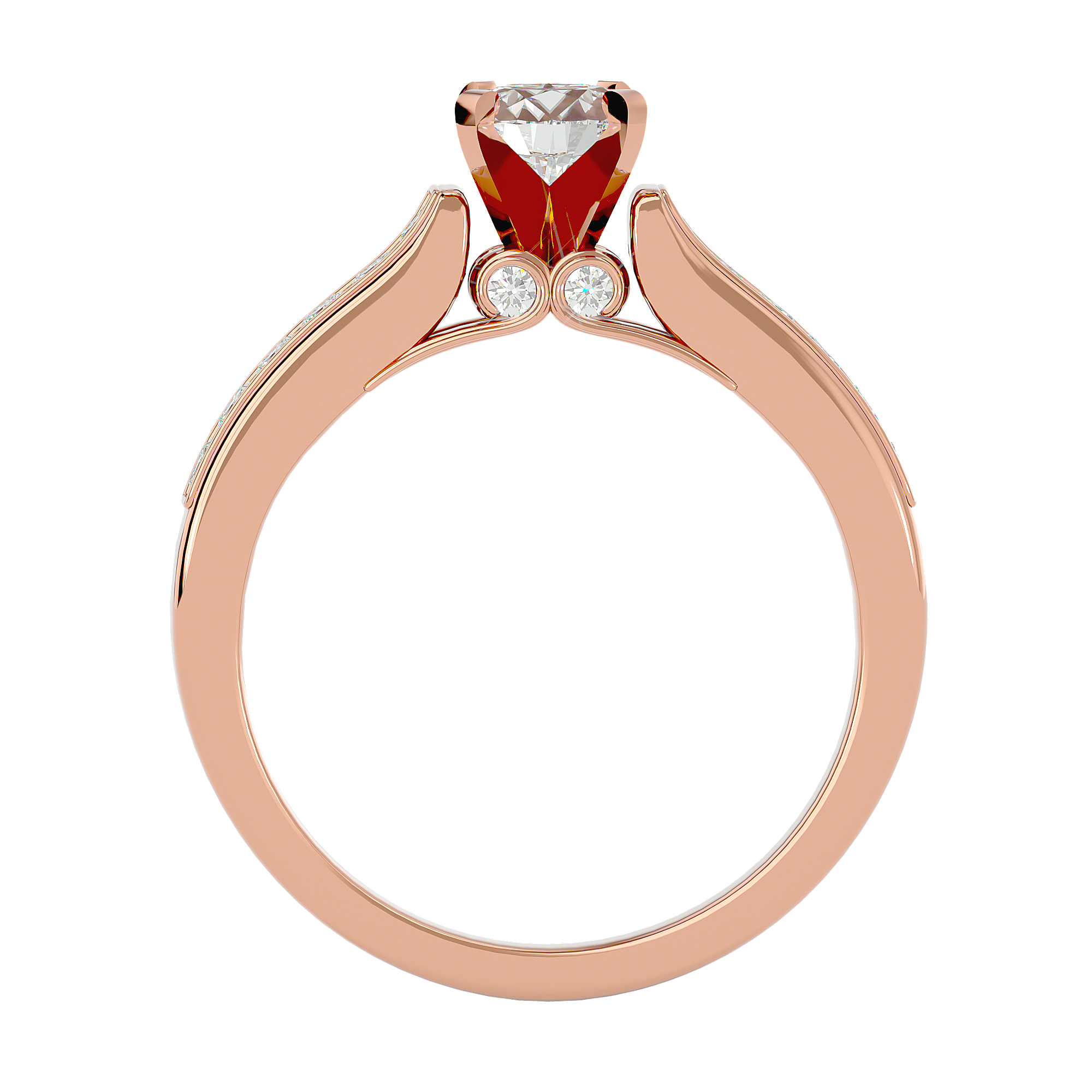 Alpha Solitaire Ring
