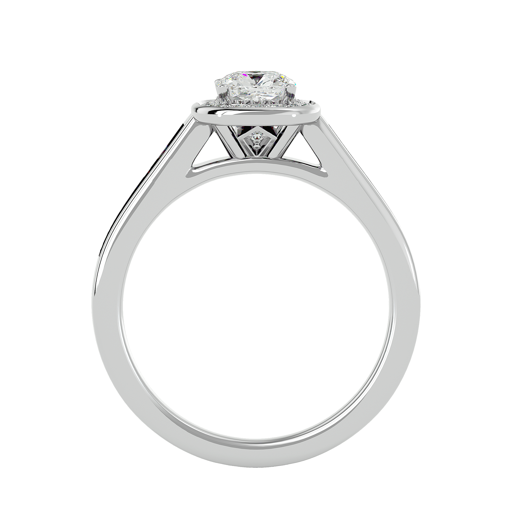 Amaris Halo Ring