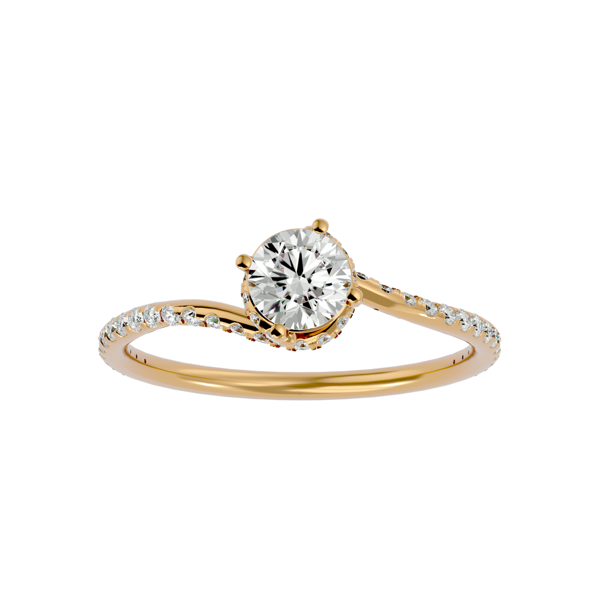 Flora Solitaire Ring