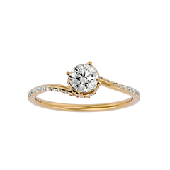 Flora Solitaire Ring