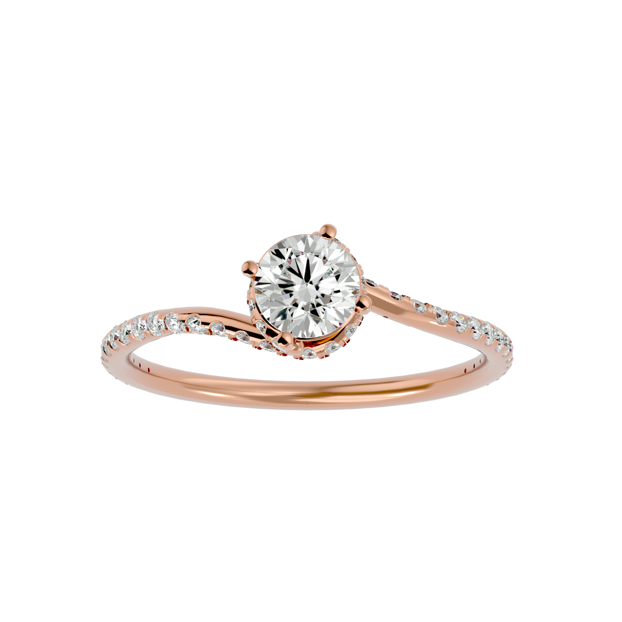 Flora Solitaire Ring