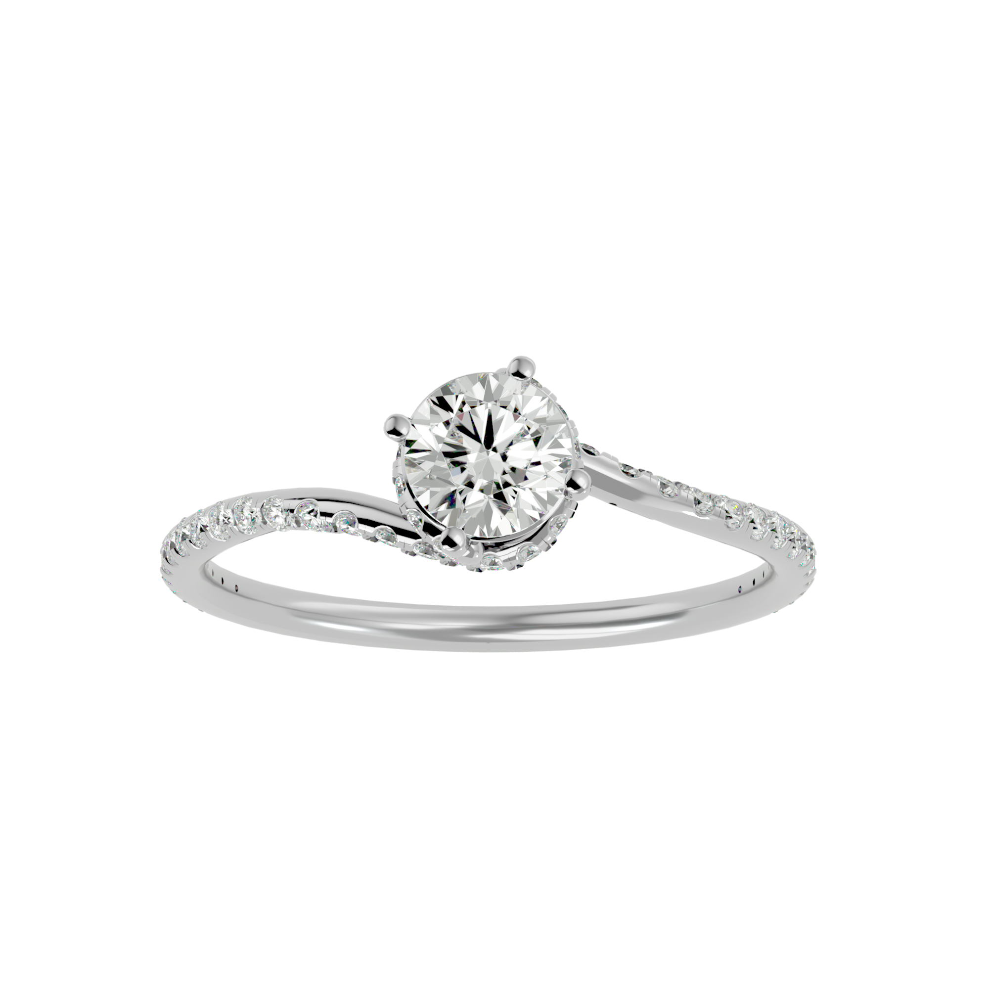 Flora Solitaire Ring