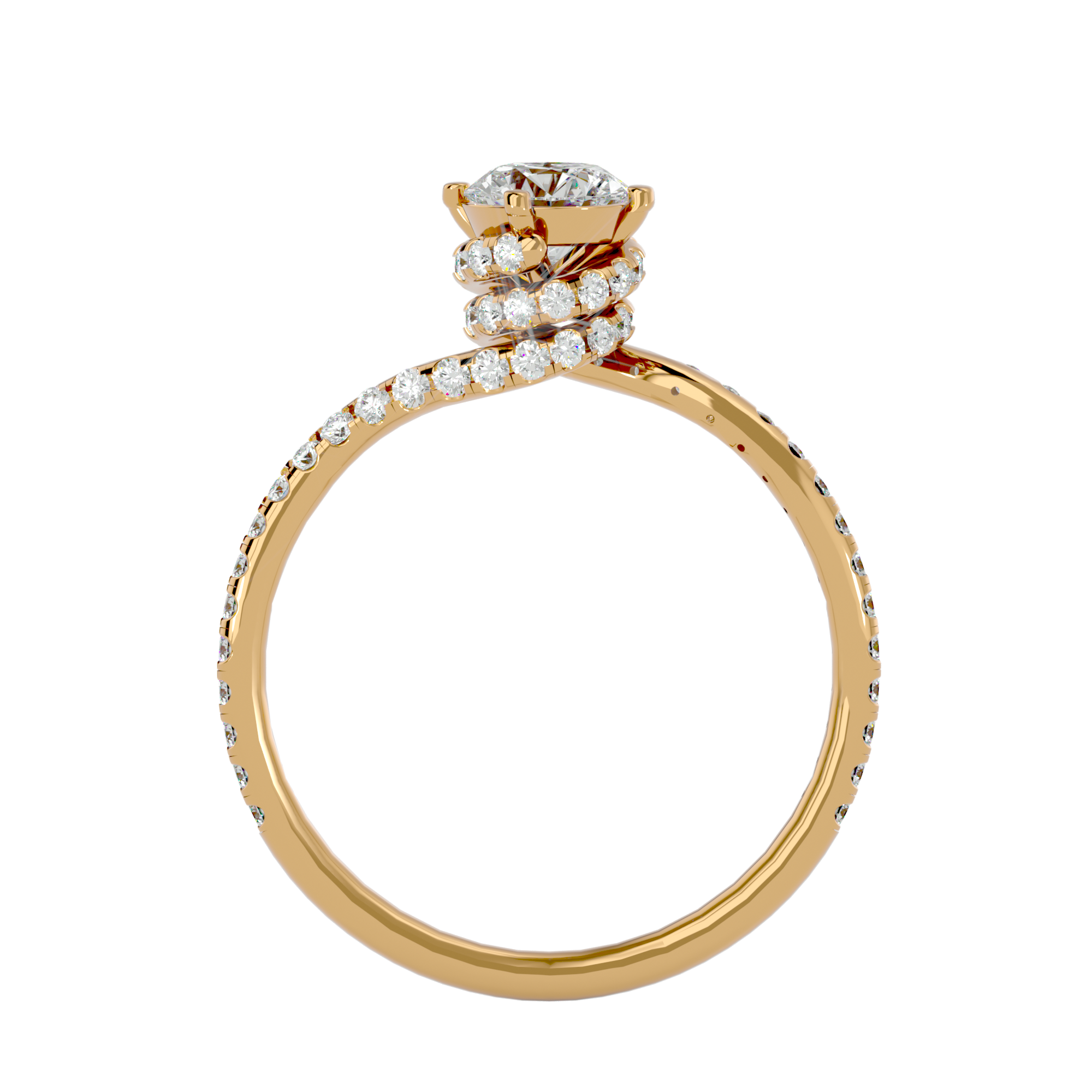 Flora Solitaire Ring