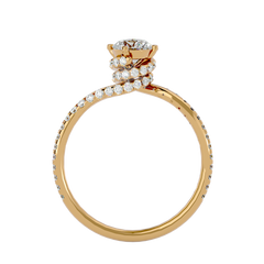 Flora Solitaire Ring