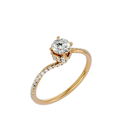 Flora Solitaire Ring