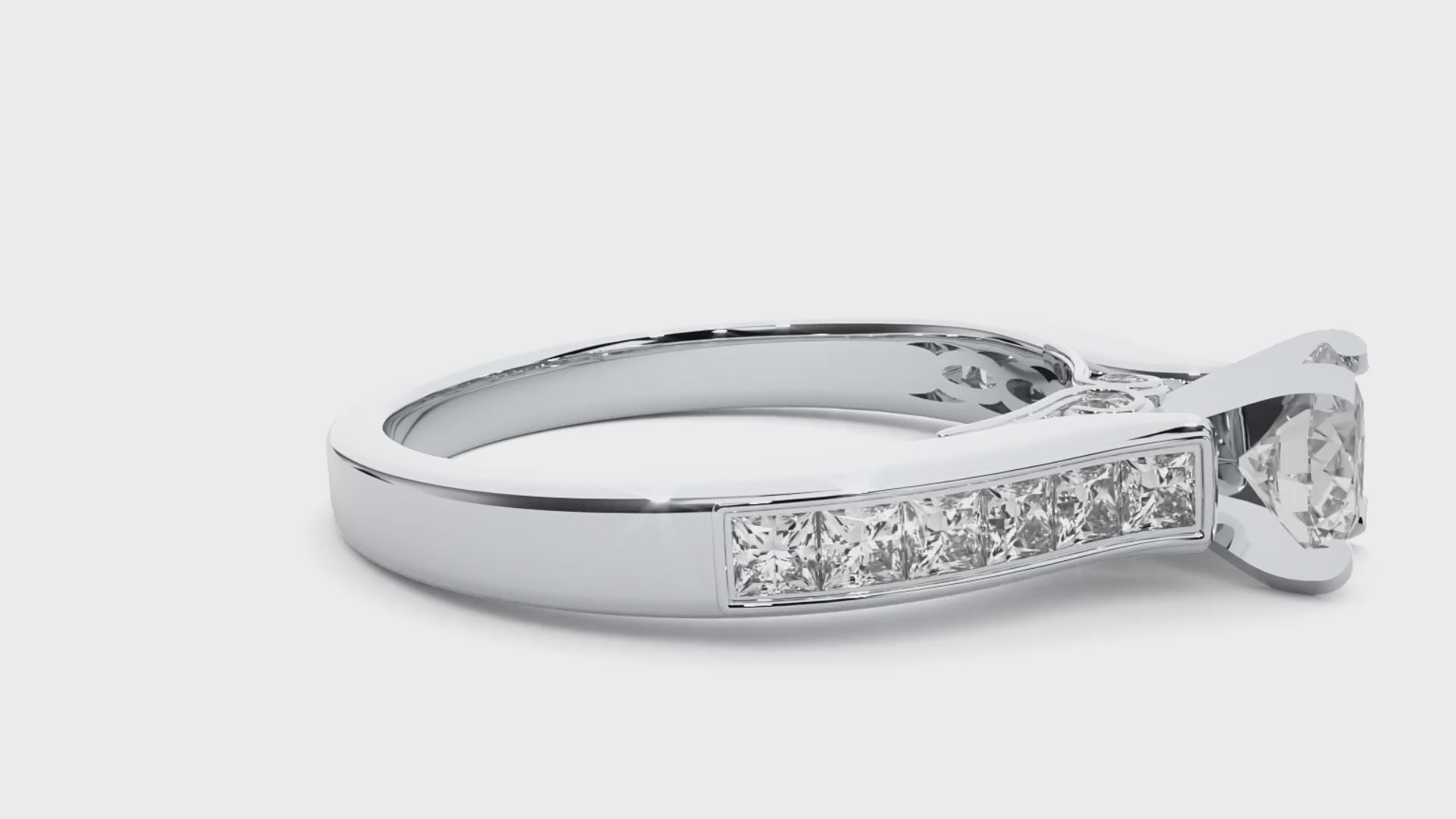 Alpha Solitaire Ring