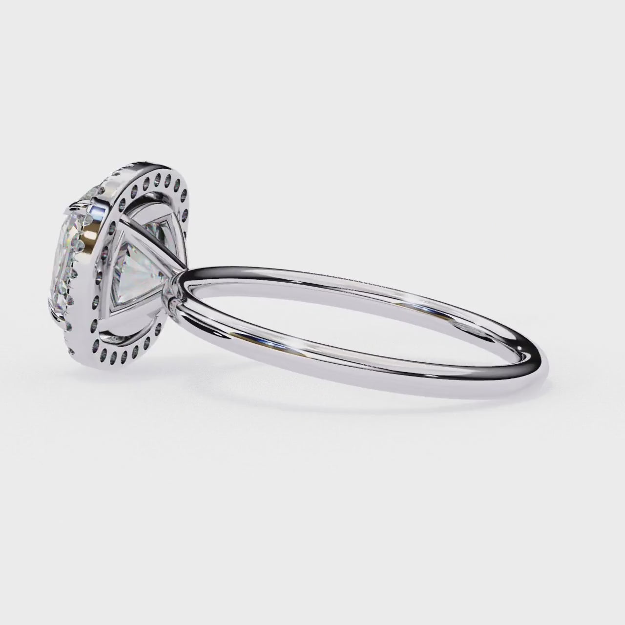 Iris Solitaire Ring